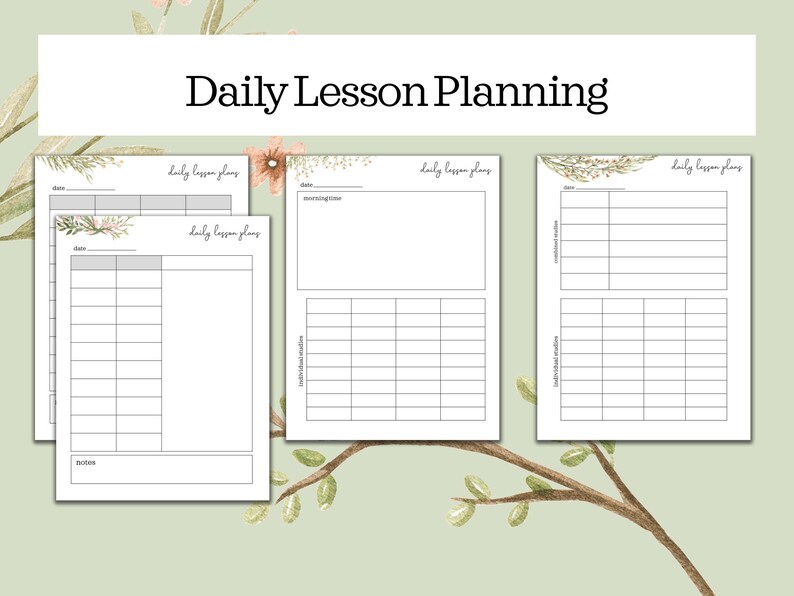 Charlotte Mason Homeschool Planner Editable Homeschool - Etsy