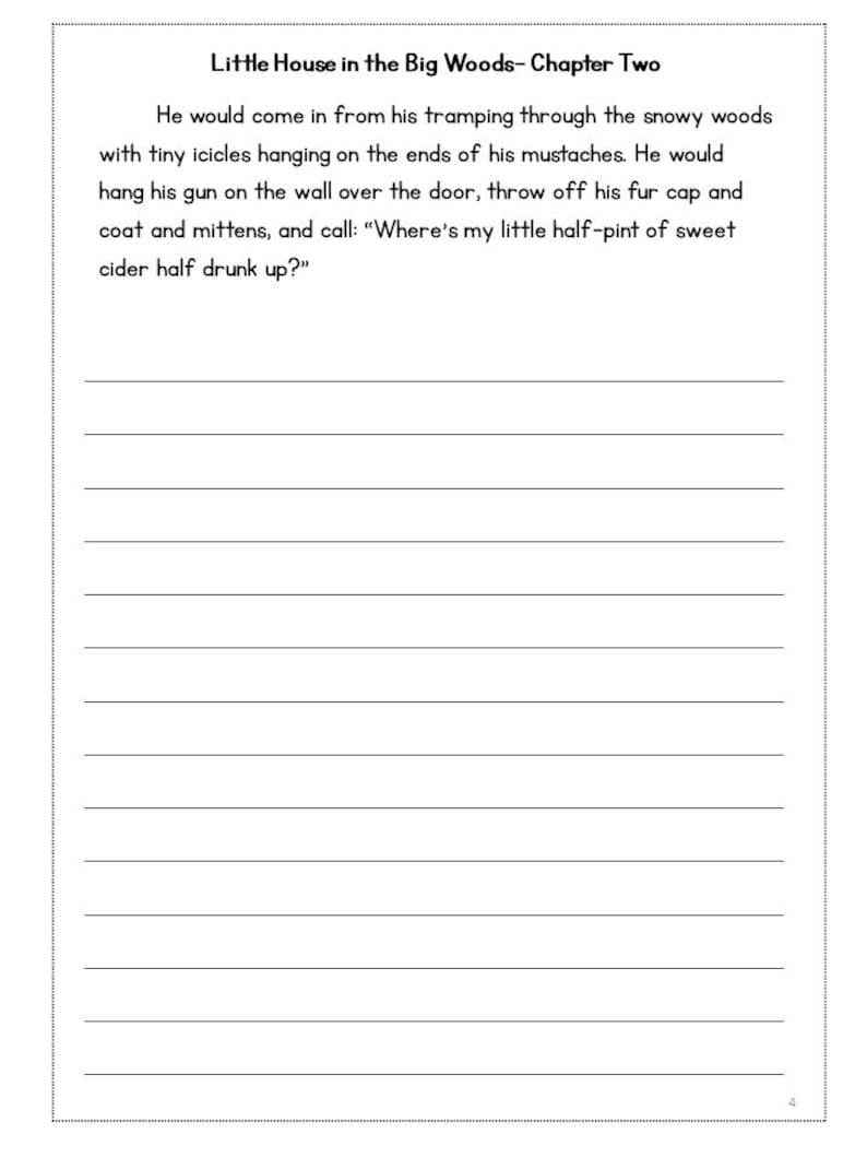 Copywork Printable Copy Work Printables Homeschool Copy Work | Etsy