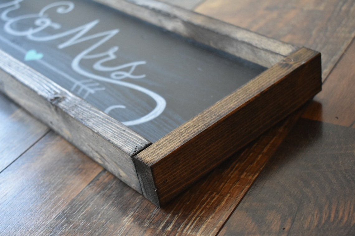 Mr & Mrs Wood Sign wedding Sign wood Sign Wedding Gift | Etsy