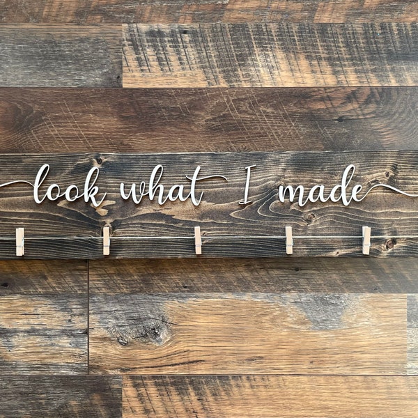 Look What I Made Sign - Etsy