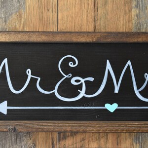 Mr & Mrs Wood Sign -wedding Sign -wood Sign - Wedding Gift - Newlywed ...