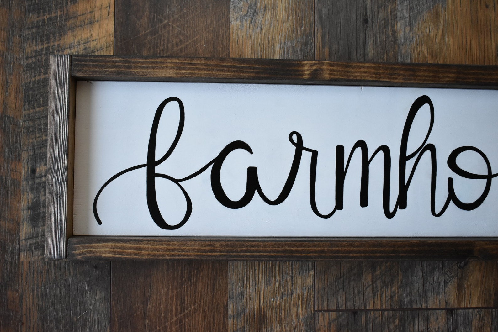Farmhouse Sign Farmhouse Wood Sign Rustic Sign Framed | Etsy