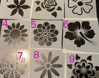 Flower Blossom //// Art Craft Mylar Template Reusable Plastic Wall Stencil //// 25.5 x 37.4 //// Dandelion Plant