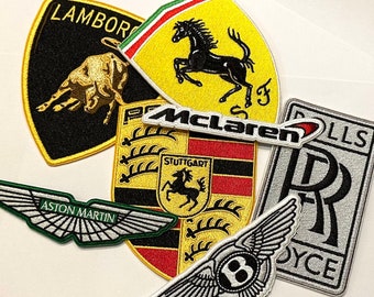 New Car racing patches , iron on patches, DIY, sport patches