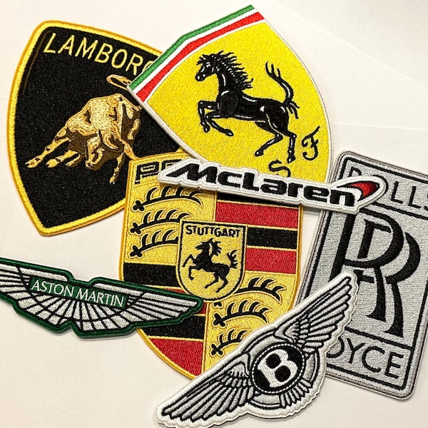 New Car racing patches , iron on patches, DIY, sport patches