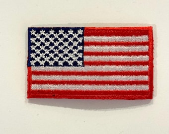 US Flag iron on patches