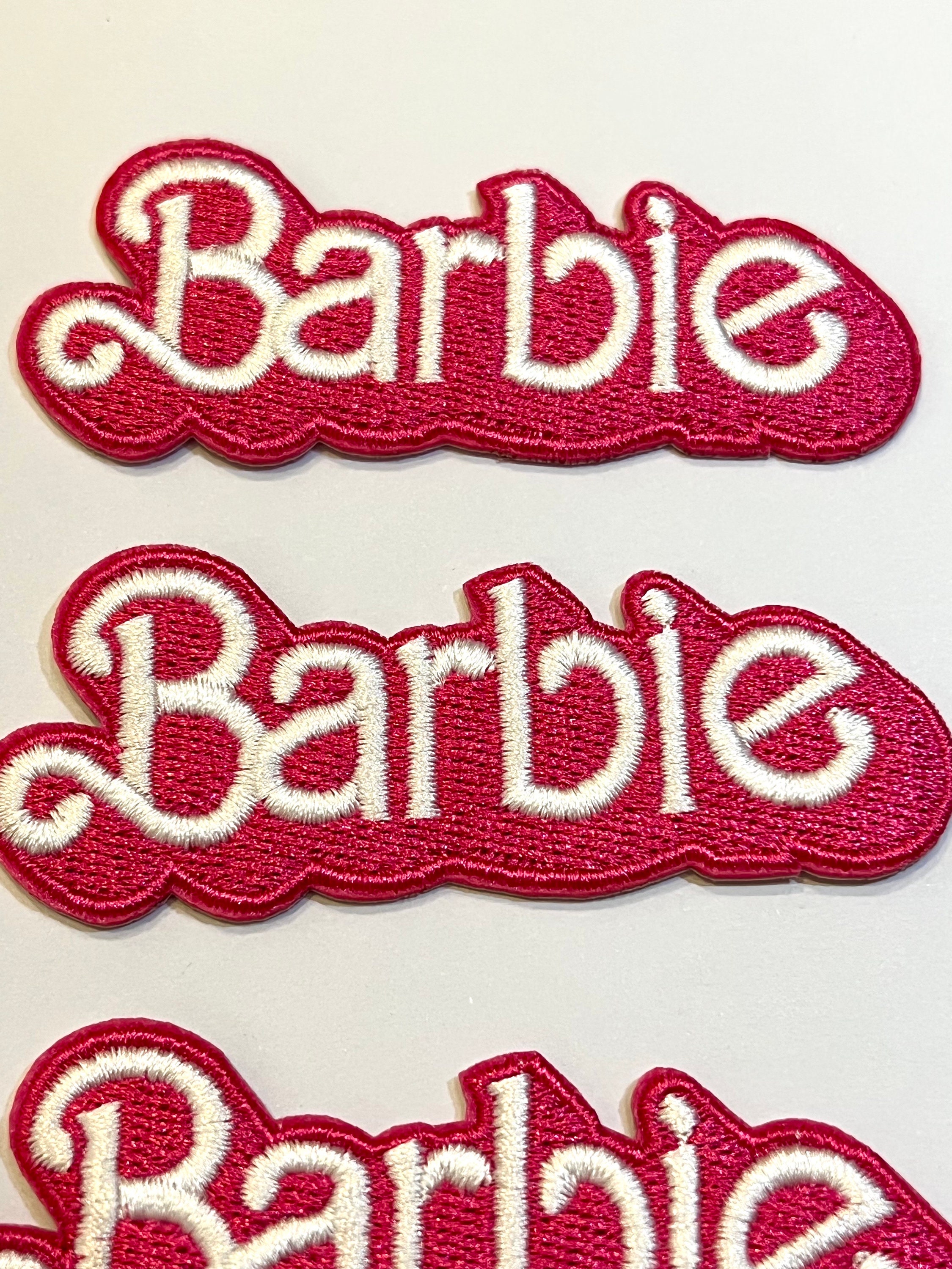 Barbie Iron on Patches, 3inch Wide, Embroidered, Heat Transfer, Kids  Appliqué, Pink Patches, Art Craft, for Fun, Princess, Diy Dress 