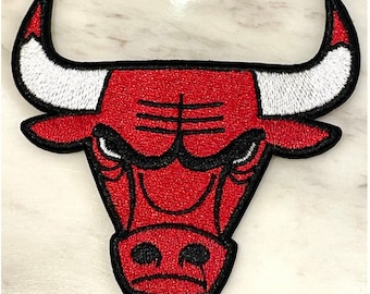 Chicago Bulls, Top NBA Patches, Appliqué, iron on patches, DIY, sport patches