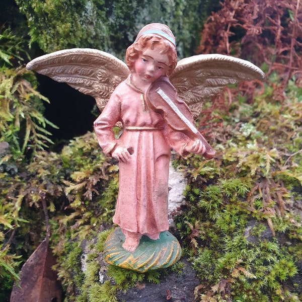Vintage Nativity Angel figurine 11.5cm Circa 1950s Figures Retro