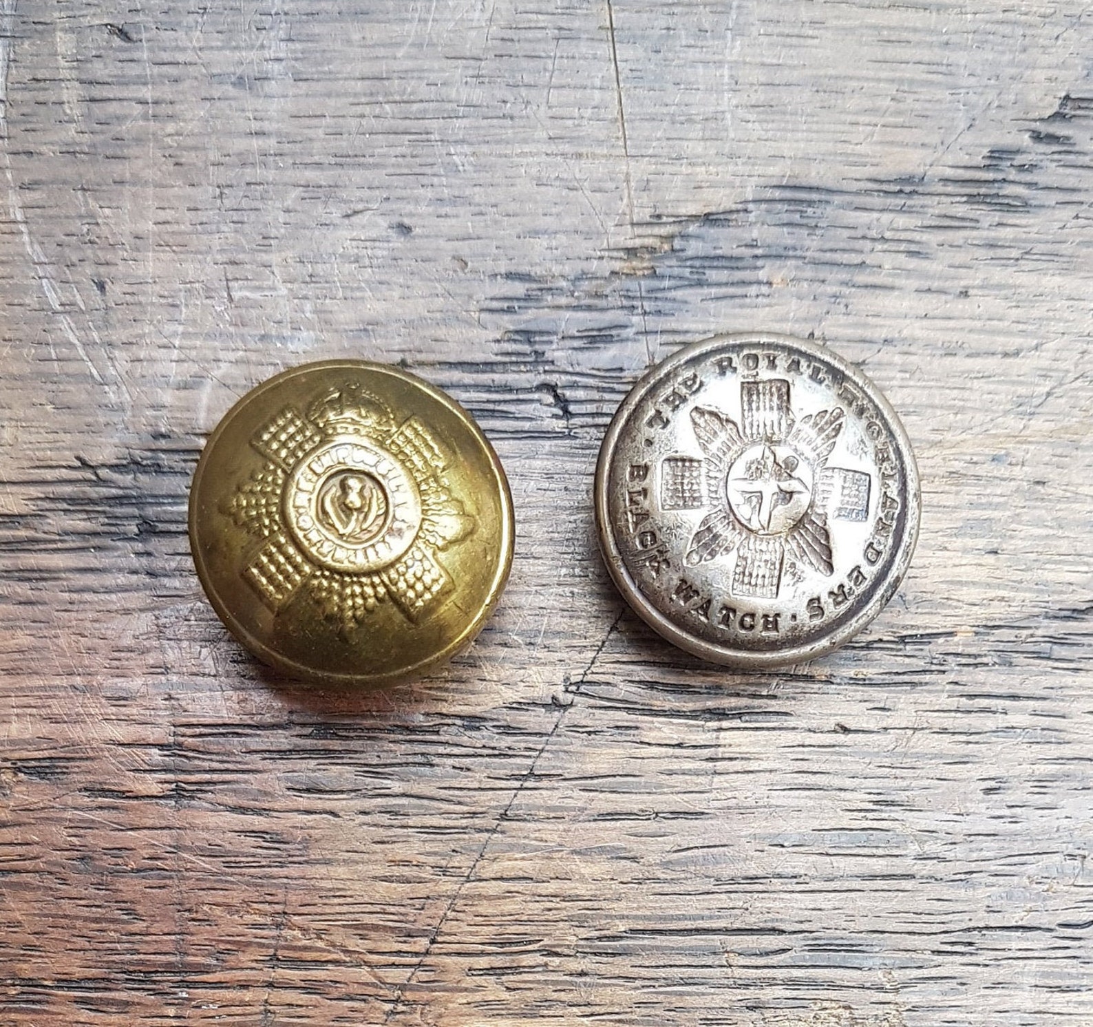 Black Watch and Scots Guards antique military buttons Etsy