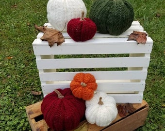 Pumpkins, crochet pumpkin, knit pumpkin, soft pumpkin, stuffed pumpkin,