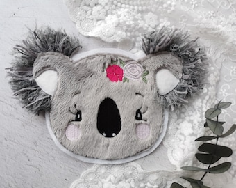 Aufnäher Blüten Koala Applikation Patch Johlina Stickherz