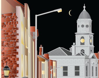 The Tholsel - Drogheda Print A3 Poster