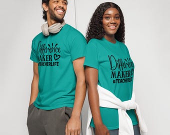 Camiseta, camisa, maestro que marca la diferencia, maestros, vida docente