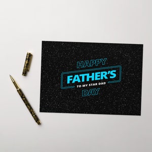 Happy Fathers Day - Star Wars Greeting card