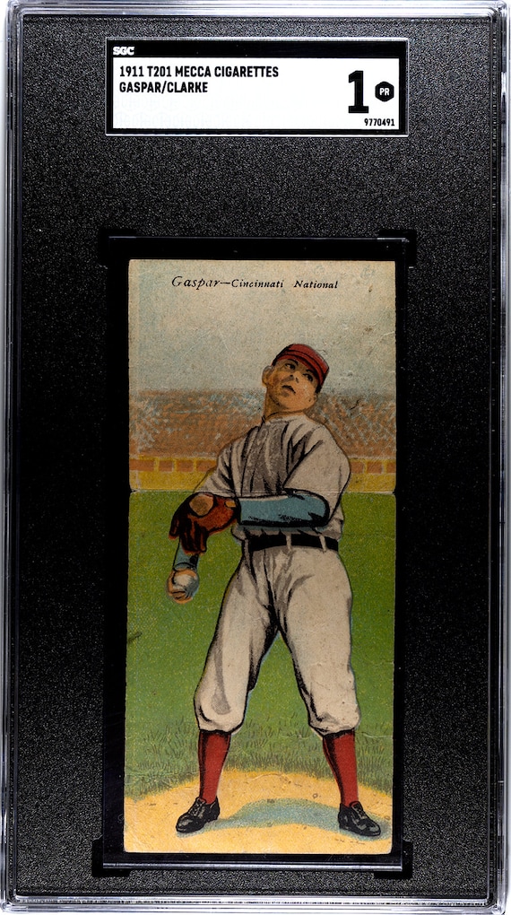 1911 T201 Mecca Cigarettes - Gaspar/Clarke - Graded SGC 1