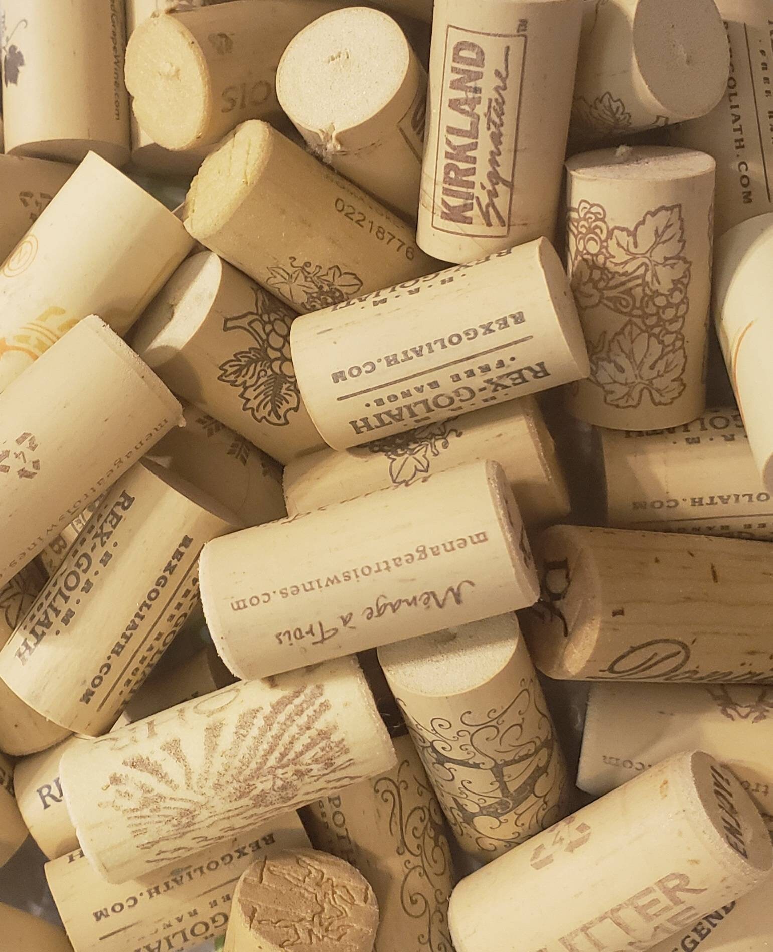 Pack Of 20 Natural Wine Corks - 3.9x2.1 Cm Craft Corks For DIY Projects & Decor