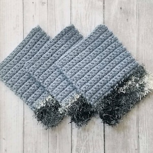 Set of 3, Dish Scrubbies,  Ecofriendly Gift, Reusable Dish Sponge, Crochet Dish Scrubbies, Dish Cloth Scrubber, Housewarming Gift