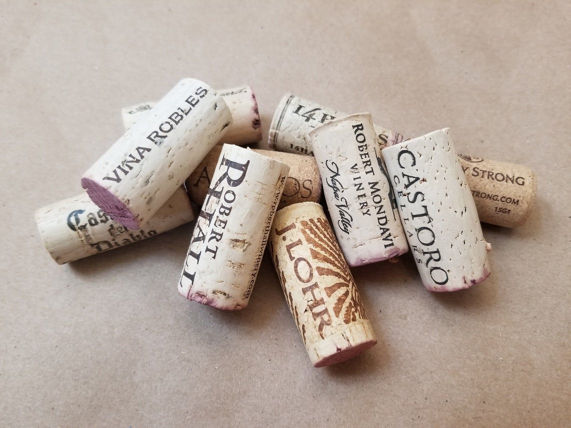 100 Wine Corks Bulk Wine Corks Recycled Wine Corks Crafting Etsy