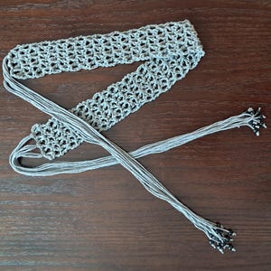 Katoenfestivalriem, gehaakte zomerriem, zomerriem, riemen voor vrouwen, riemen voor meisjes, hippieriem, cadeau voor haar