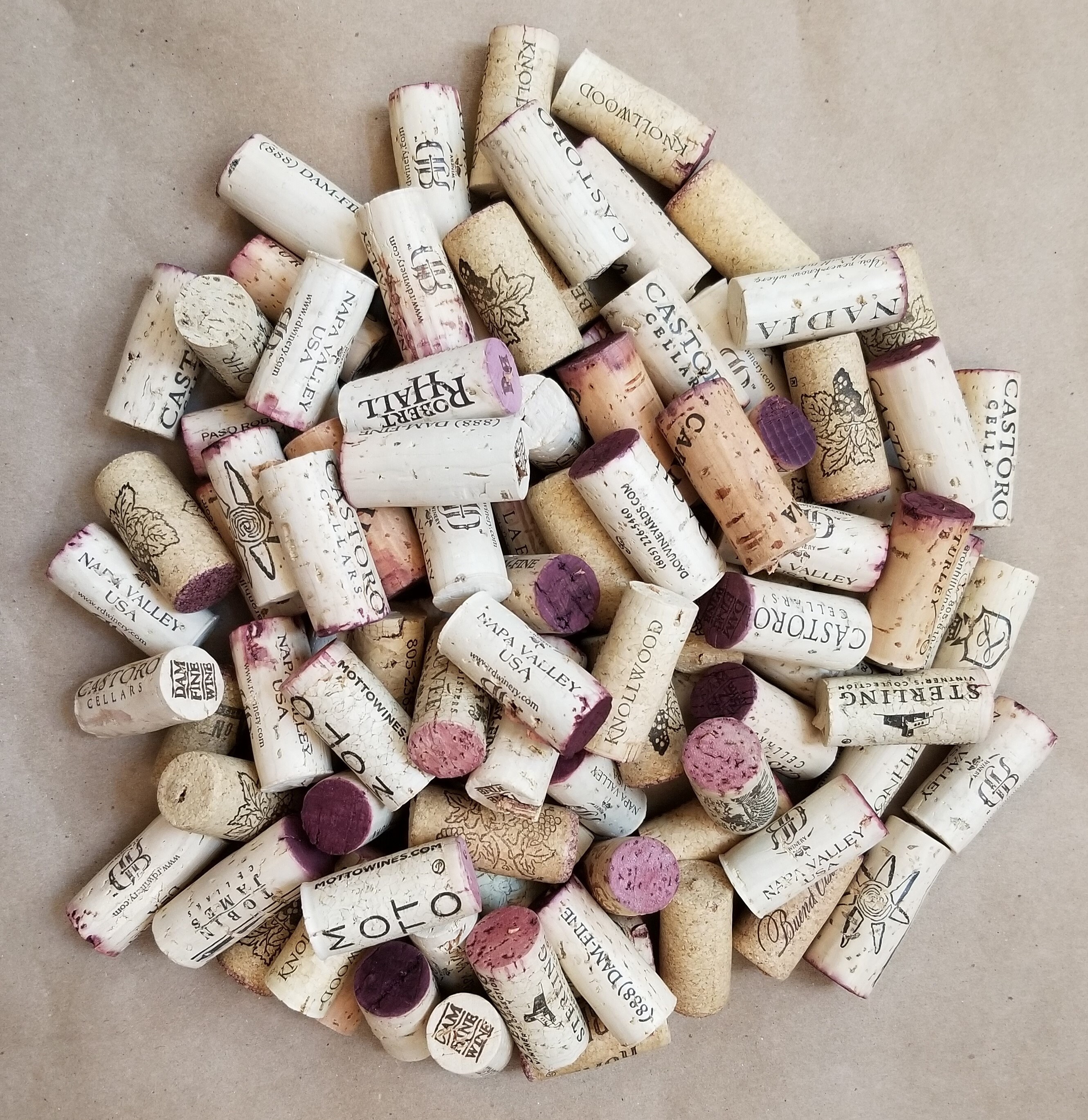 100 Wine Corks Bulk Wine Corks Recycled Wine Corks Crafting Etsy
