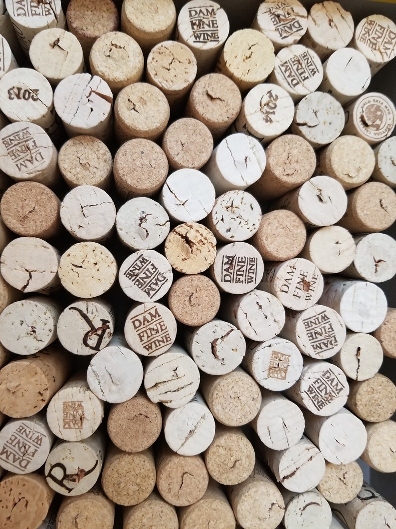 100 Wine Corks Bulk Wine Corks Recycled Wine Corks Crafting Etsy