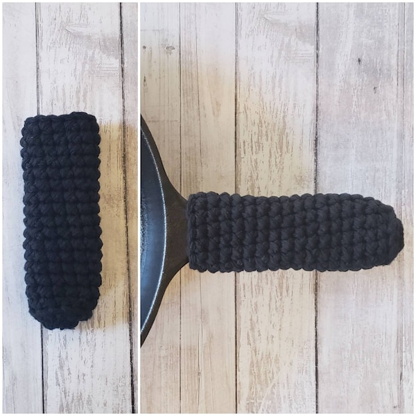 Cast Iron Handle Cover, Pot Handle Cover, Iron Skillet Handle Cover, Crocheted Pot Handle Cover, Pan Handle Cover, Eco Friendly, Reusable