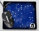 Sublimated Starry Sky Merch Darkkali23 streamer twitch Mouse Pad, Computer Mouse Pad, Gamer Accessory, Video Games, Christmas Gift