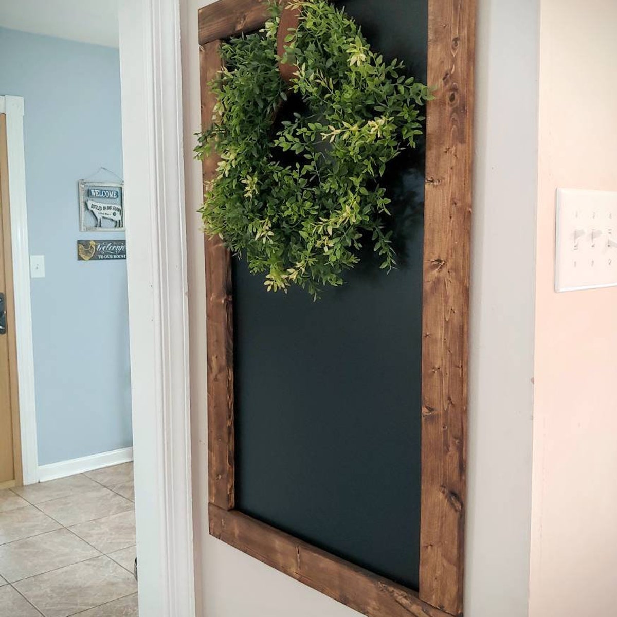Chalkboard | Large | Farmhouse Chalkboard | Wooden Frame | Modern Farmhouse | - Etsy