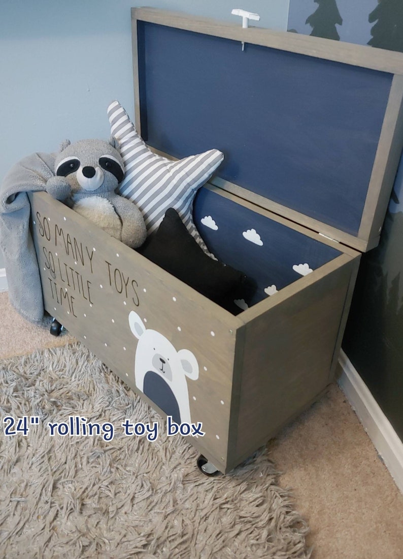custom toy chest with name