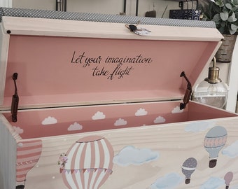 Toy Box NEW HINGES Toy Chest Kids Toy Chest Wood Toy Box