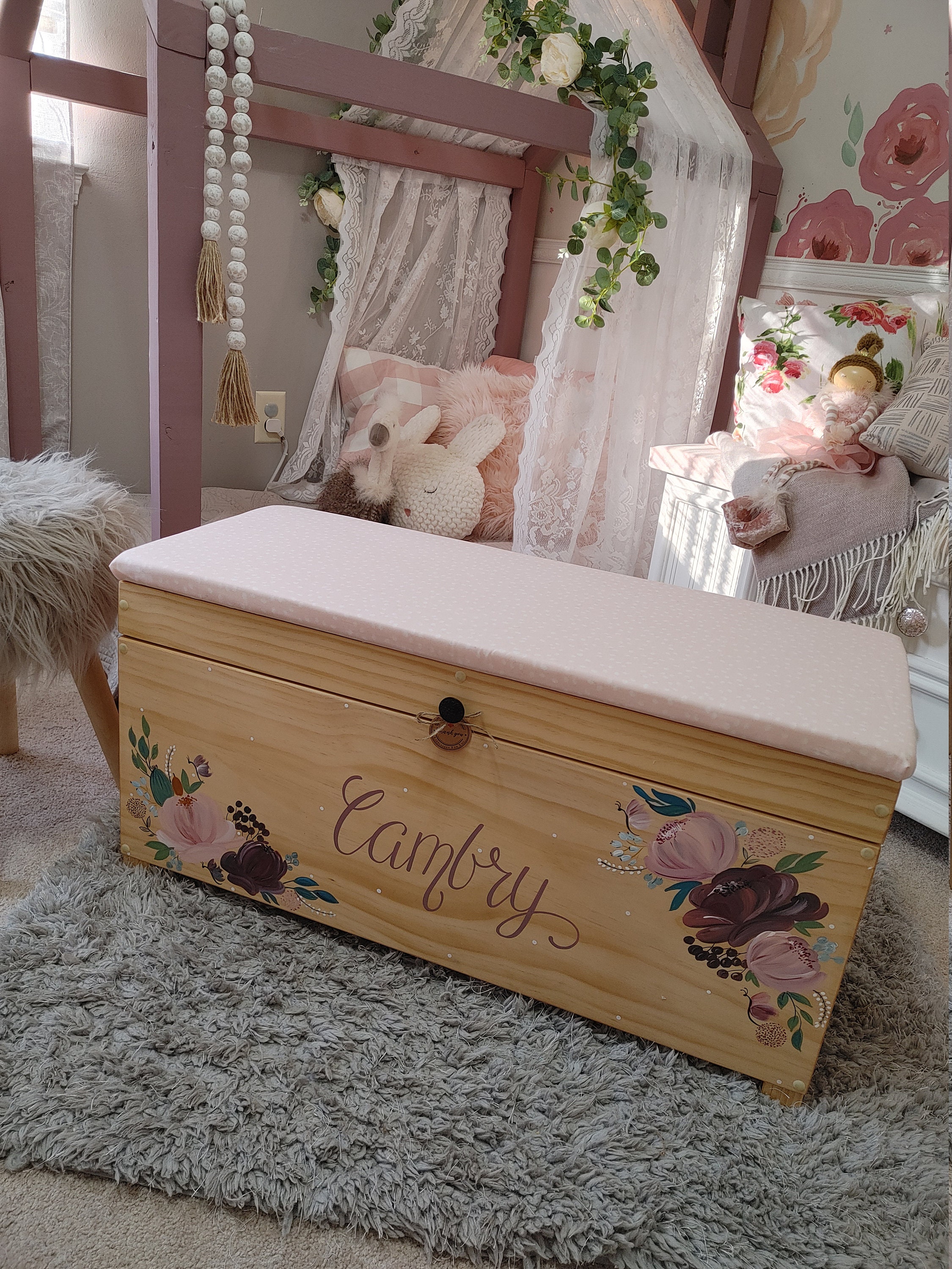 Floral toy sale box