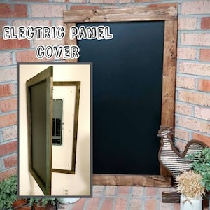 Chalkboard | Electric panel cover | Custom sizes | Custom built for any bulky sizes |Disguised Cover for Breaker box| Electric Box covering