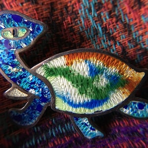 Jerónimo Fuentes Sterling and Enamel Turtle Brooch