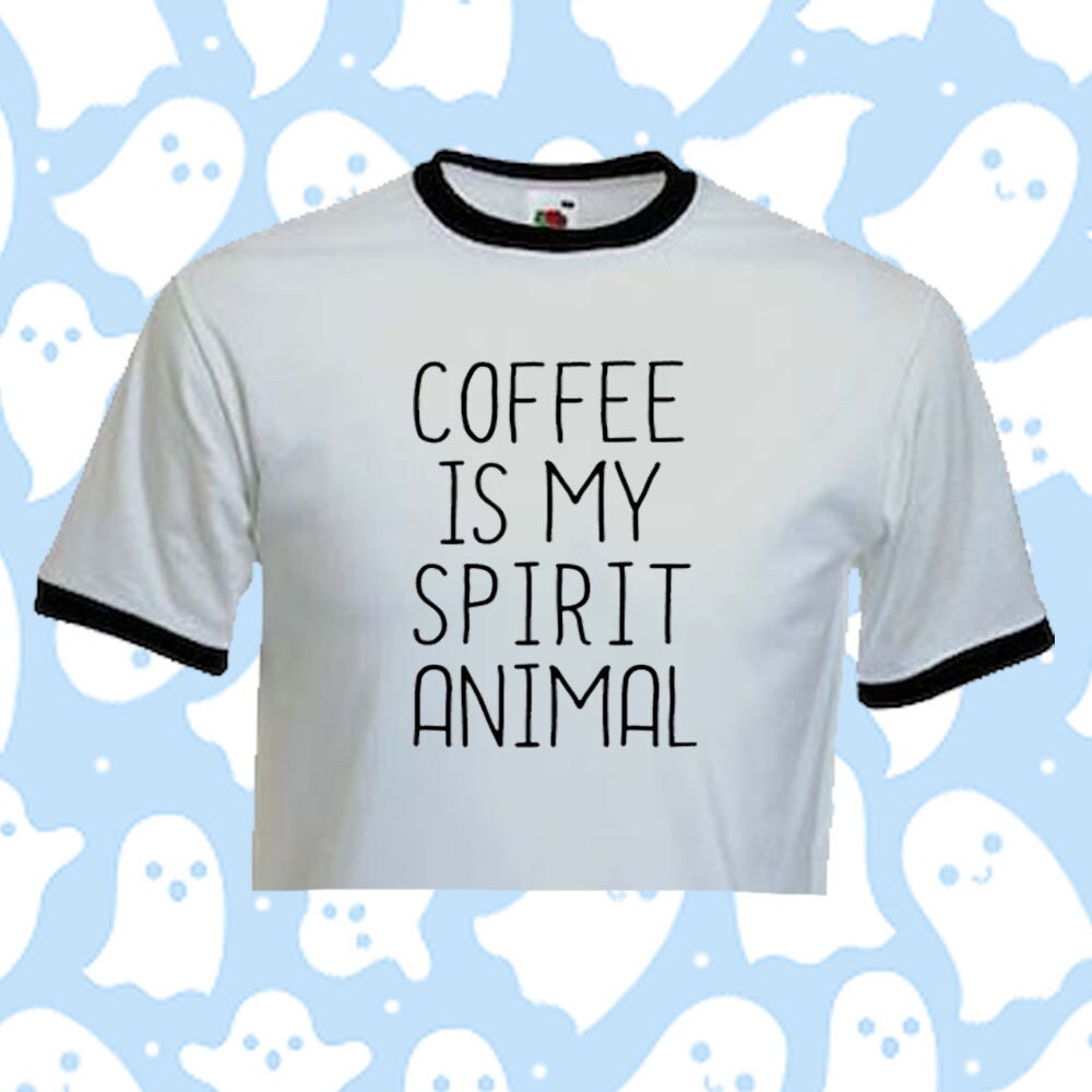 Animal de l’esprit café est copain sonnerie T Shirt Tee CROP Top / 90 s Harajuku rave Emo Kawaii main imprimé personnalisé Kpop Festival Punk Hipster Animal de l’esprit café Shirt est copain sonnerie T Shirt café Tee CROP Top / 90 s Harajuku rave Emo Kawaii main imprimé personnalisé Kpop Festival Punk Hipster 0a2ad2