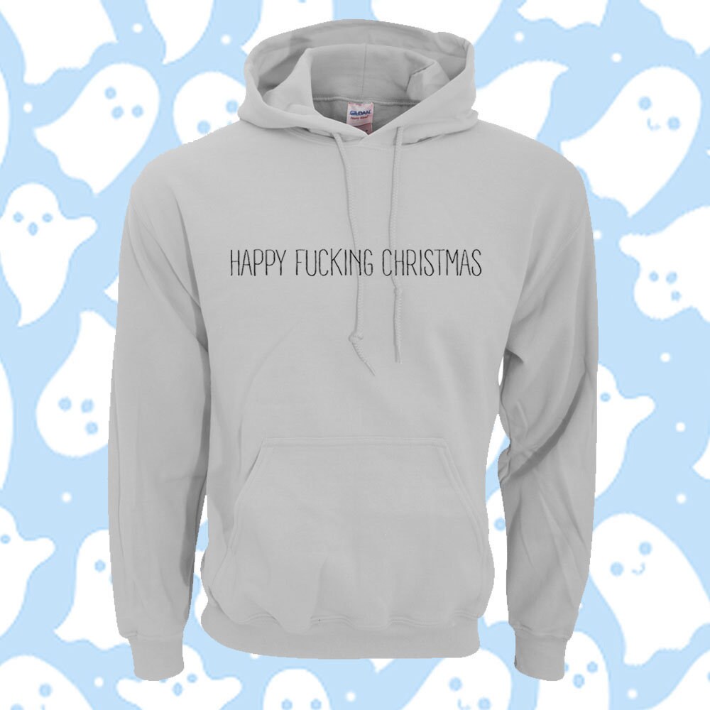 Obscènes heureux putain Noël Noël Hoodie Sweat à capuche / Harajuku Emo Kawaii main imprimé personnalisé Kpop Festival Punk Hipster Obscènes Noël heureux putain Noël Obscènes Noël Hoodie Sweat à capuche / Harajuku Emo Kawaii main imprimé personnalisé Kpop Festival Punk Hipster 8d2ffd
