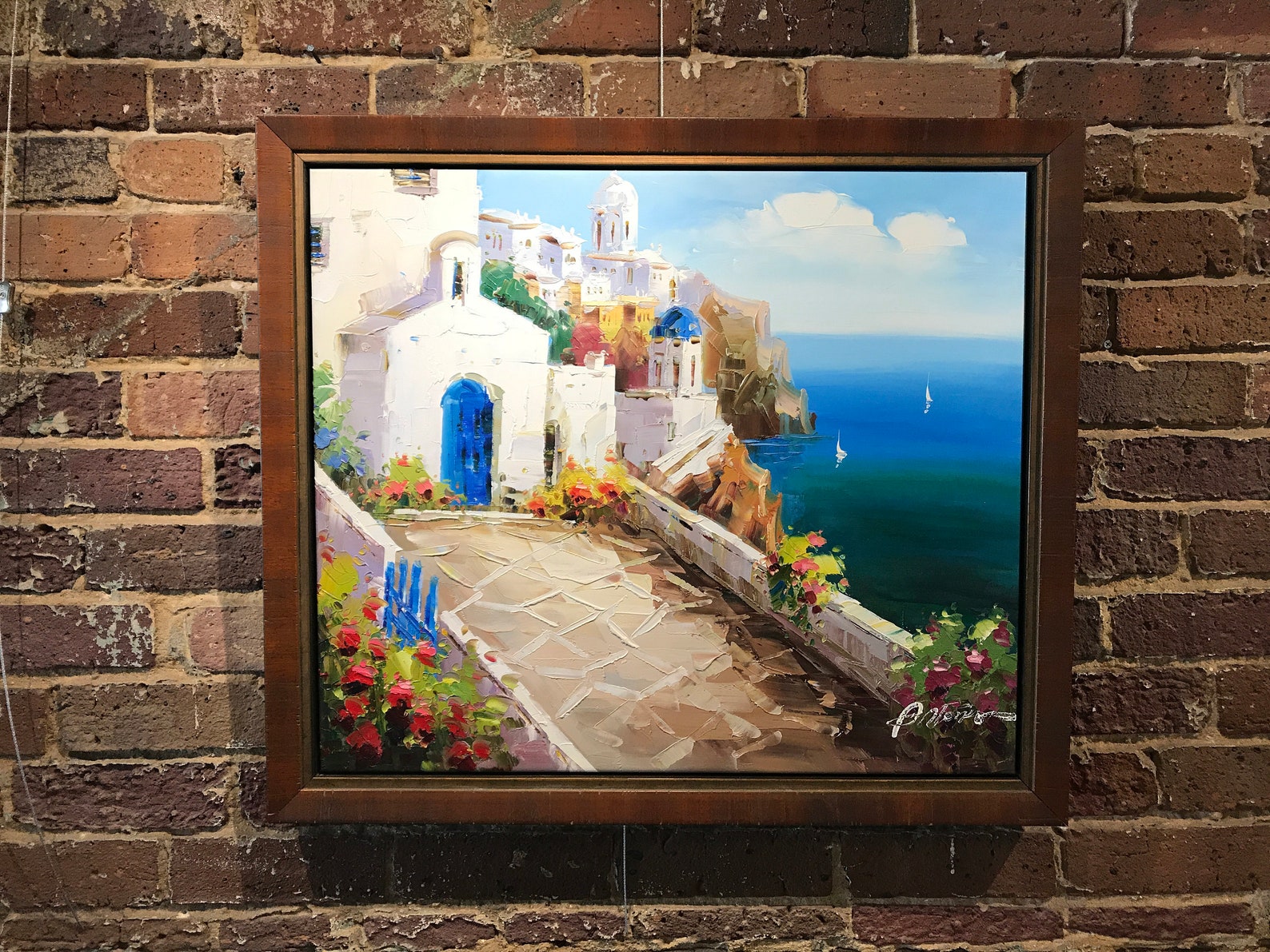 Images sur toile encadré 160 x 90 cm fenetre ocean pret a accrocher 1164