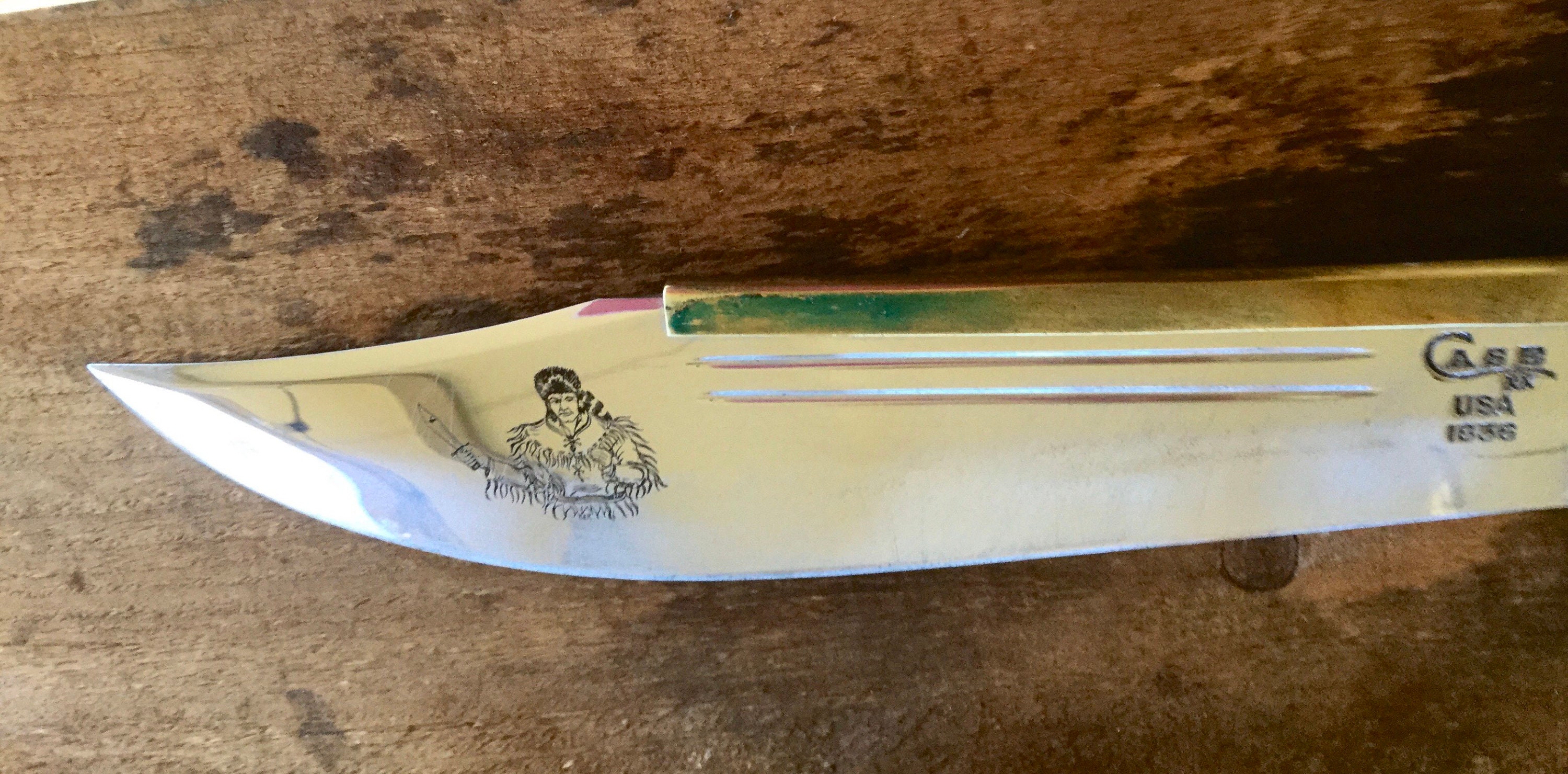 Older Case XX 1836 Bowie KnifeSheath Etsy