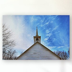 Church Print | Abandoned Church | Church Poster | Architecture Print | Digital Download