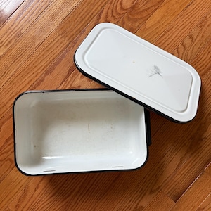 Enamel Bread Box - Etsy