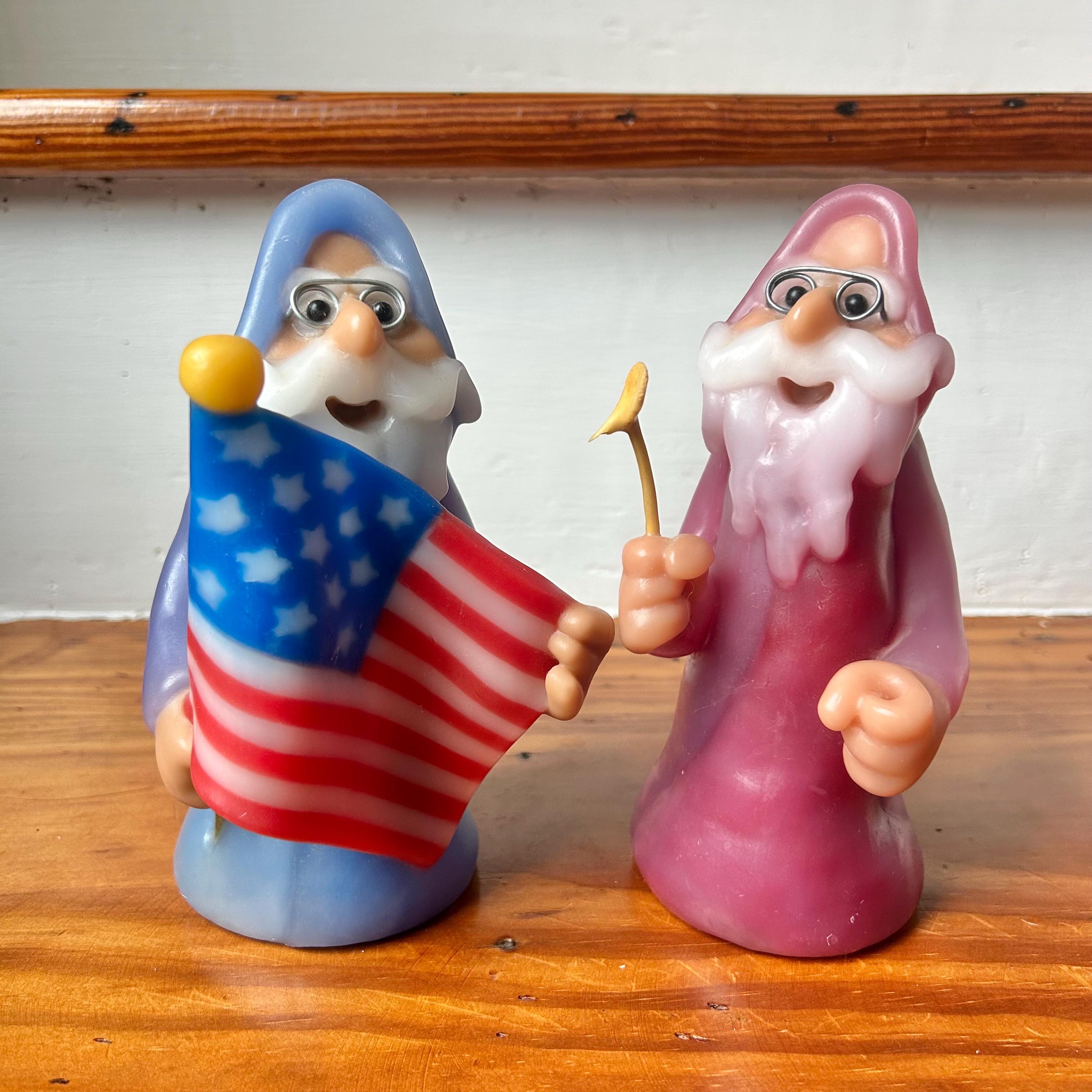 Wax Wizard Figurine - Etsy