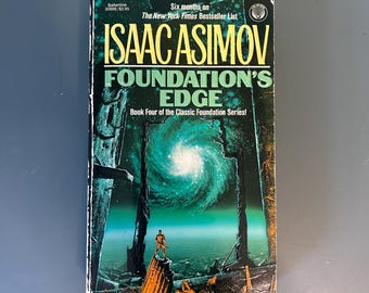 Isaac Asimov Foundation's Edge – 1983 First Ballantine Edition - Sci Fi Paperback Novel