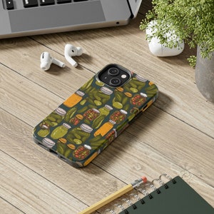 Pickle Perfection:  Unique iPhone case with a fun pick up twist, Tough Phone Cases