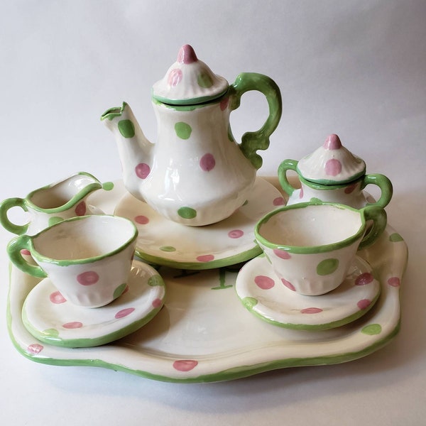 Personalized Tea Set Etsy