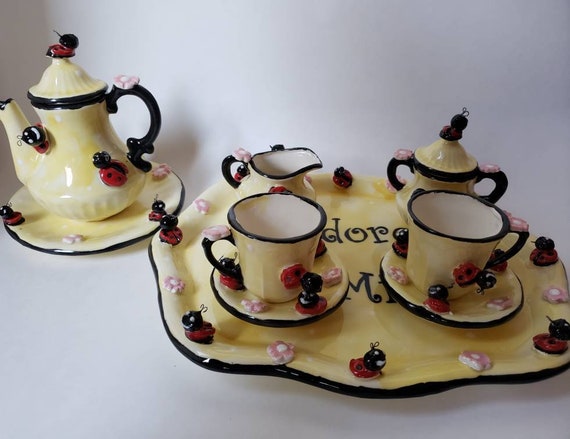 ladybug tea set