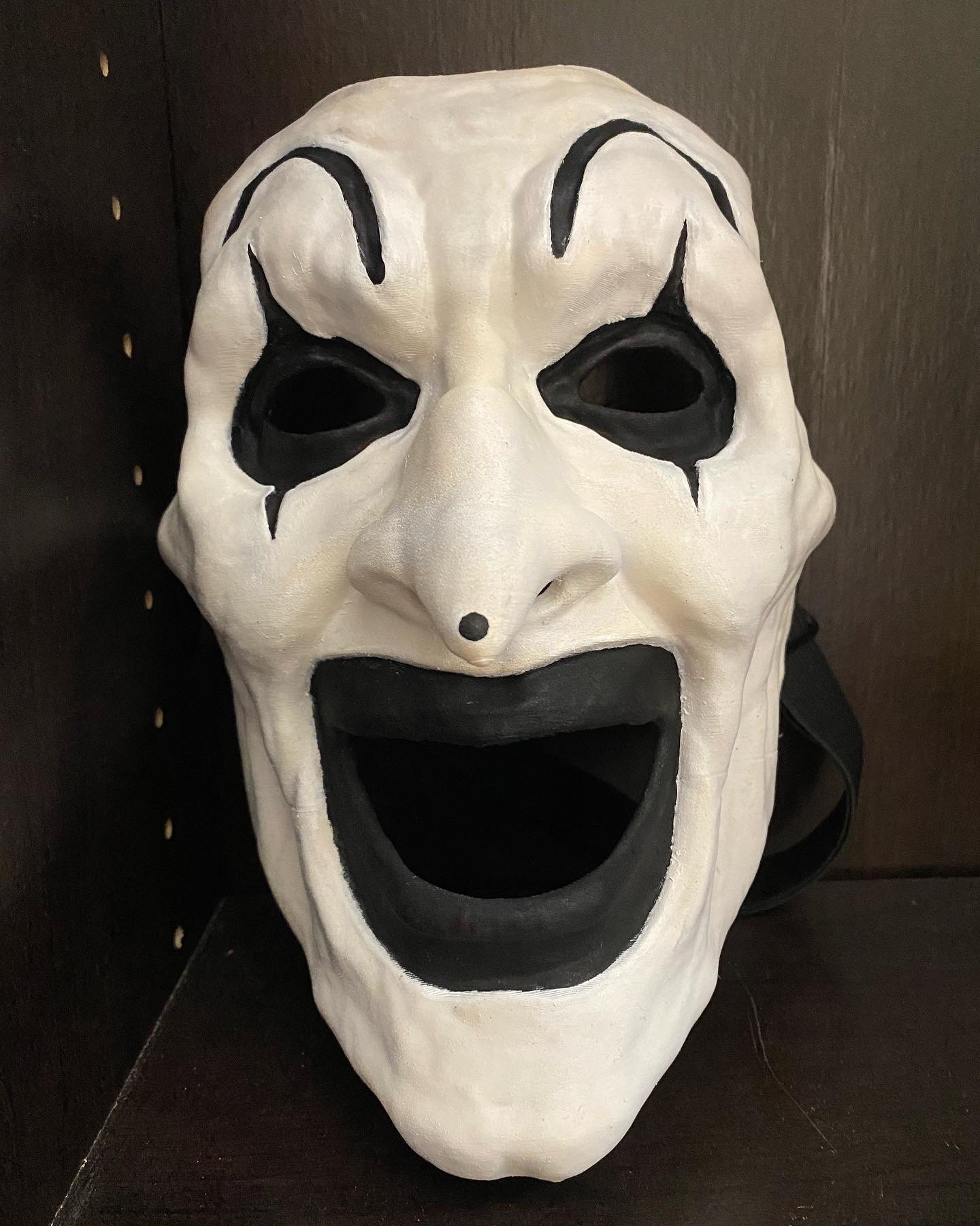 Terrifier Mask Killer Art The Clown Halloween Scary Joker Full Head ...