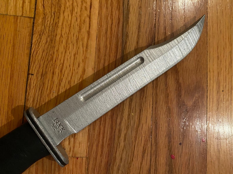 Ghostface Killer Buck 120 Scream Knife Costume Prop Jason Etsy