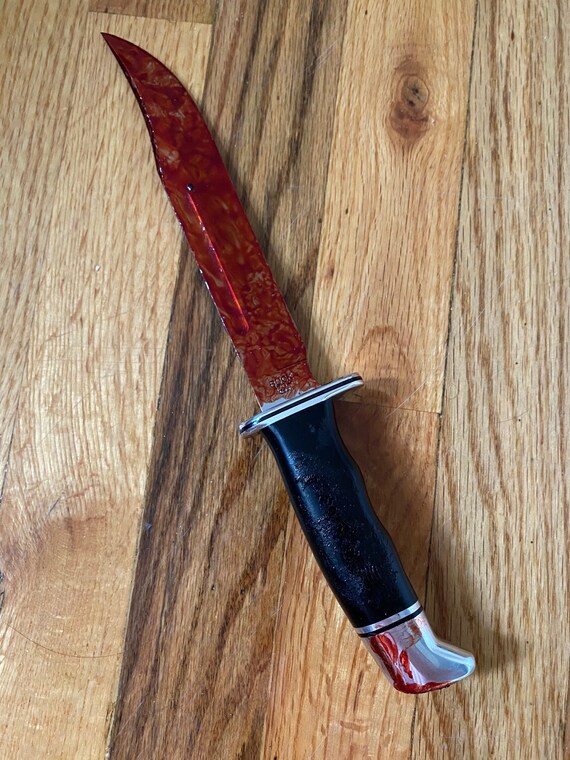 Bloody Buck 120 “Hunting Knife” Prop as used by Ghostface in Scream Movie Bloody Buck 120 “Hunting Knife” Prop as used by Ghostface in Scream Movie