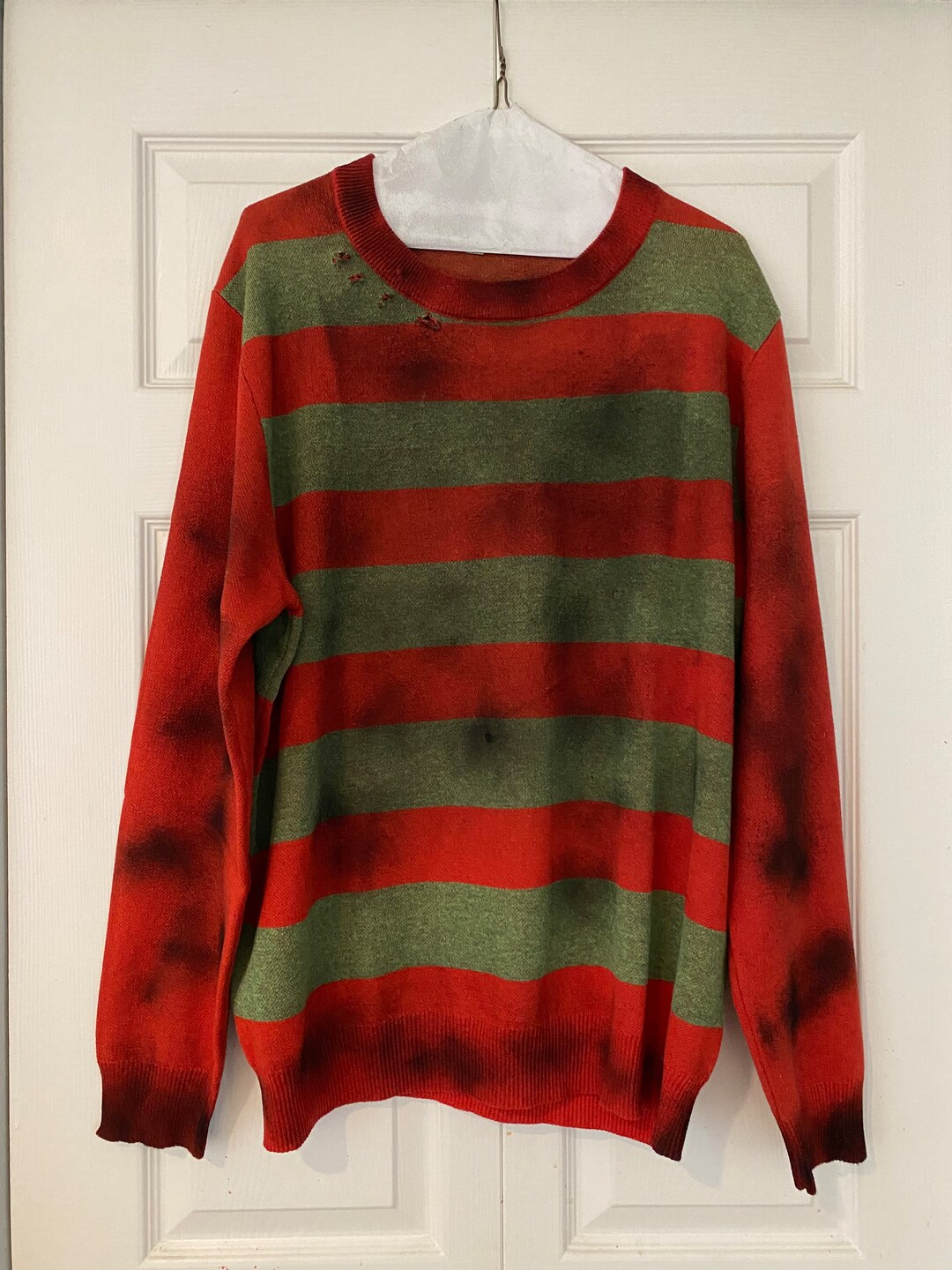 Freddy Krueger Sweater Jumper Nightmare Elm Street 1984 Knit Etsy