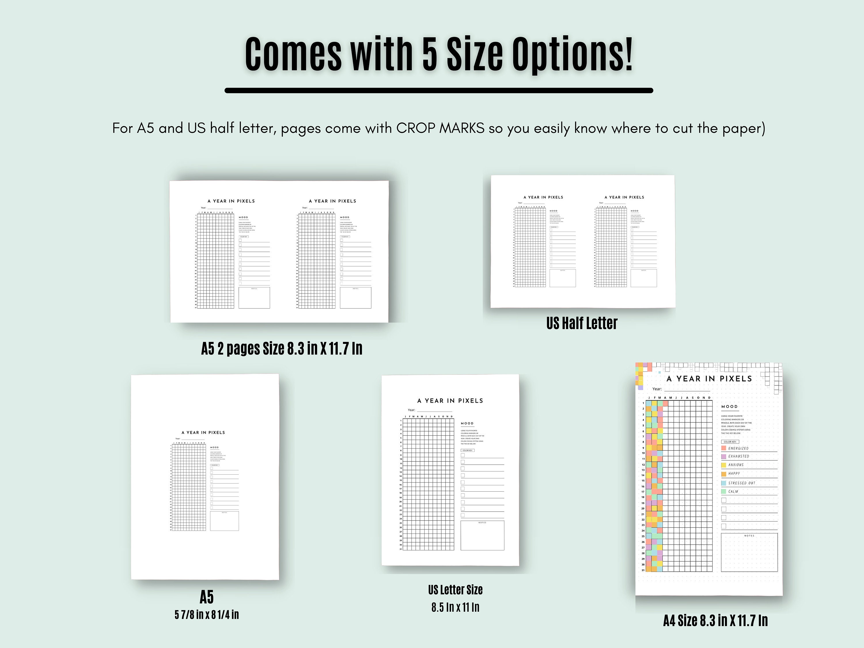 Bullet Journal Monthly Mood Tracker Printable